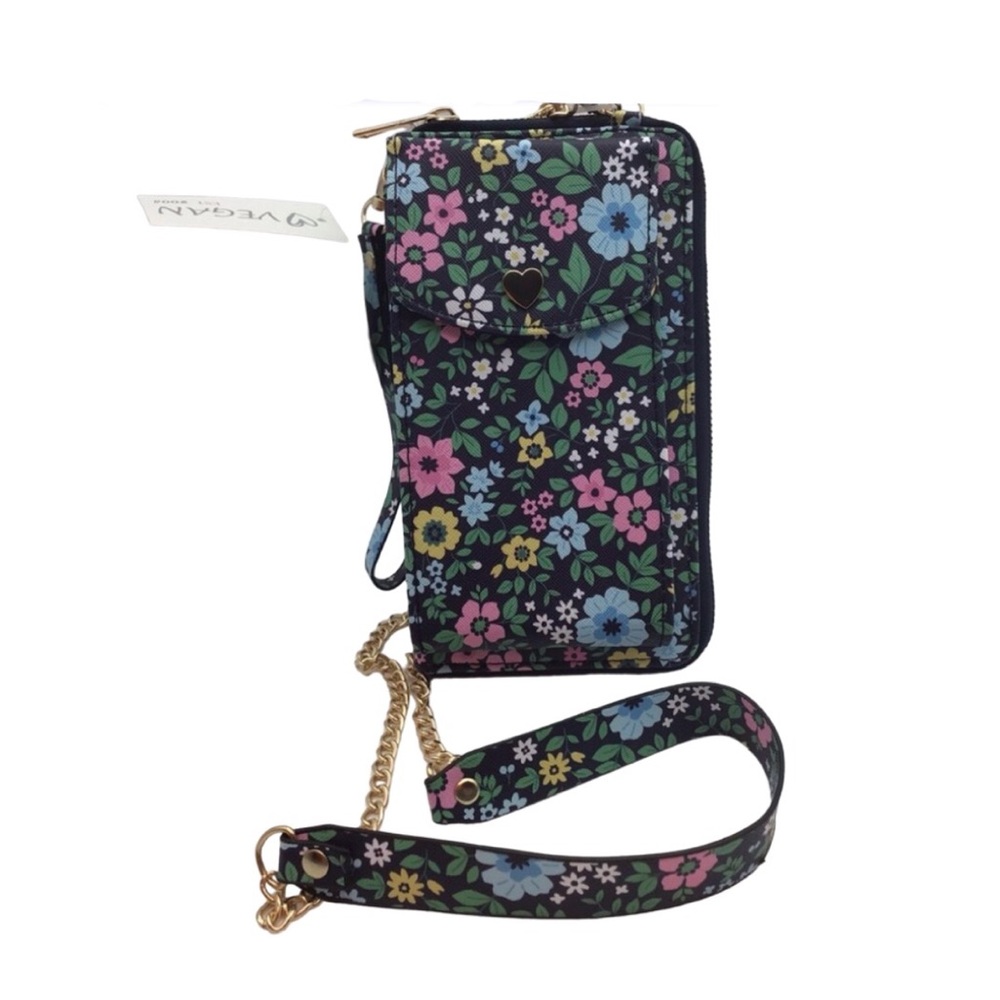 Vegan est. 2005 Floral Crossbody Bag (NWT)